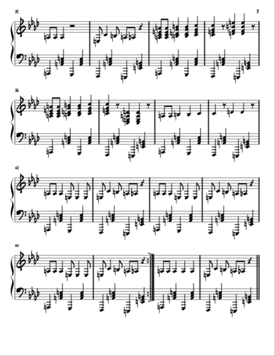 Rock of Markessa - Piano Rock of Markessa - Piano Piano Solo scores gallery preview page 3