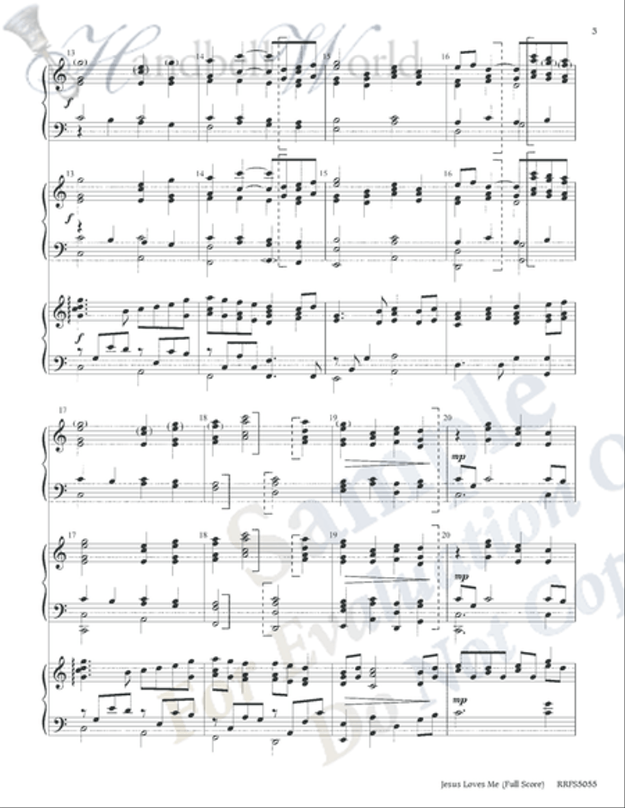 Jesus Loves Me Jesus Loves Me 5-Octaves scores gallery preview page 6