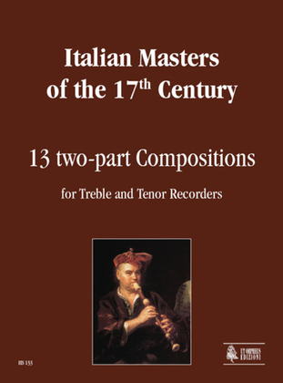 Book cover for 13 two-part Compositions for Treble and Tenor Recorders