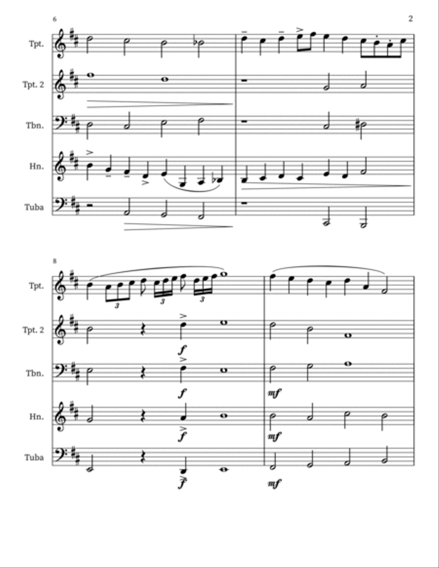 Nice Try Small Ensemble scores gallery preview page 2