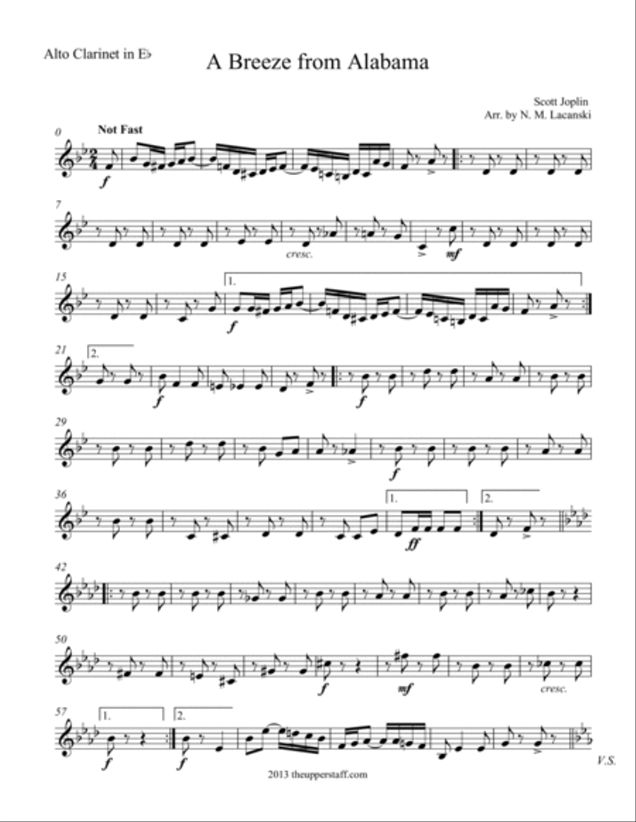 A Breeze from Alabama A Breeze from Alabama Woodwind Quartet scores gallery preview page 6