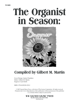 Book cover for The Organist in Season: Summer