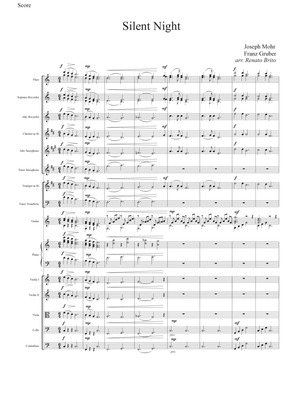 Silent Night - For Small Orquestra (arr. Renato Brito - Score and parts)