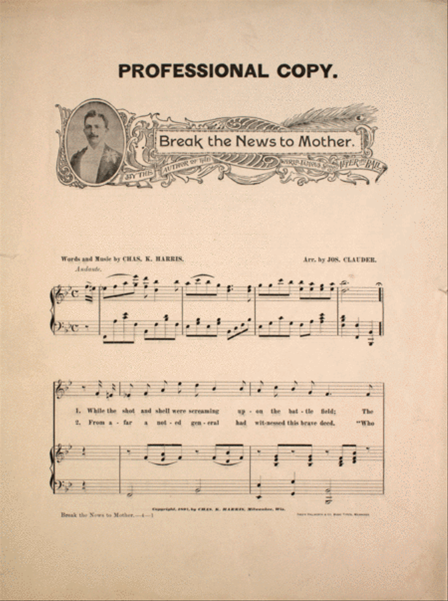 Break the News to Mother Voice scores gallery preview page 1