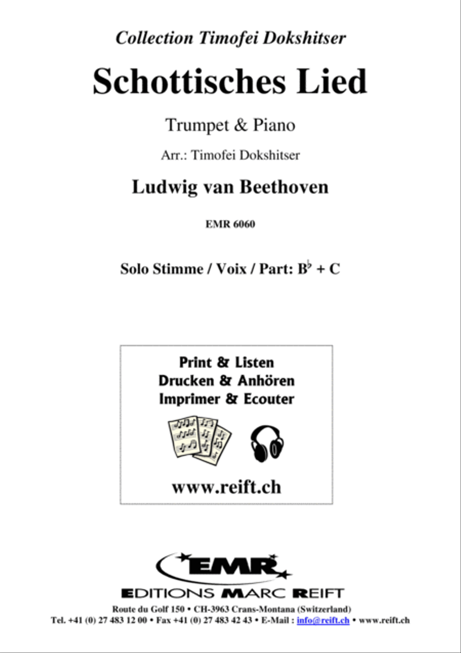Schottisches Lied Trumpet Solo scores gallery preview page 2
