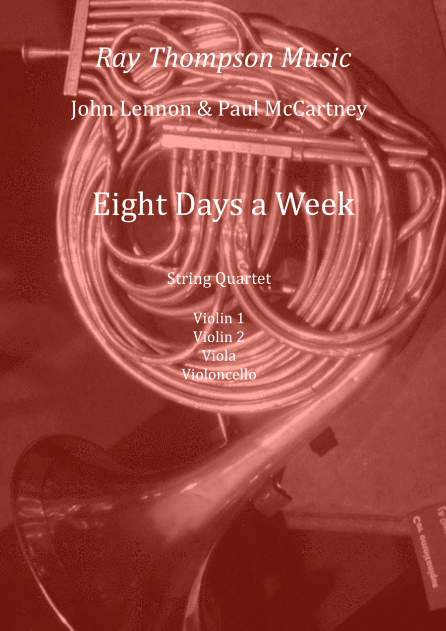 Eight Days A Week String Quartet scores gallery preview page 1