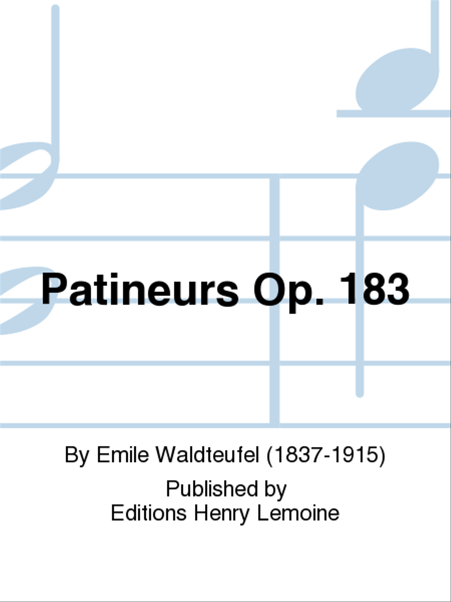 Patineurs Op. 183 Piano Solo scores gallery preview page 1