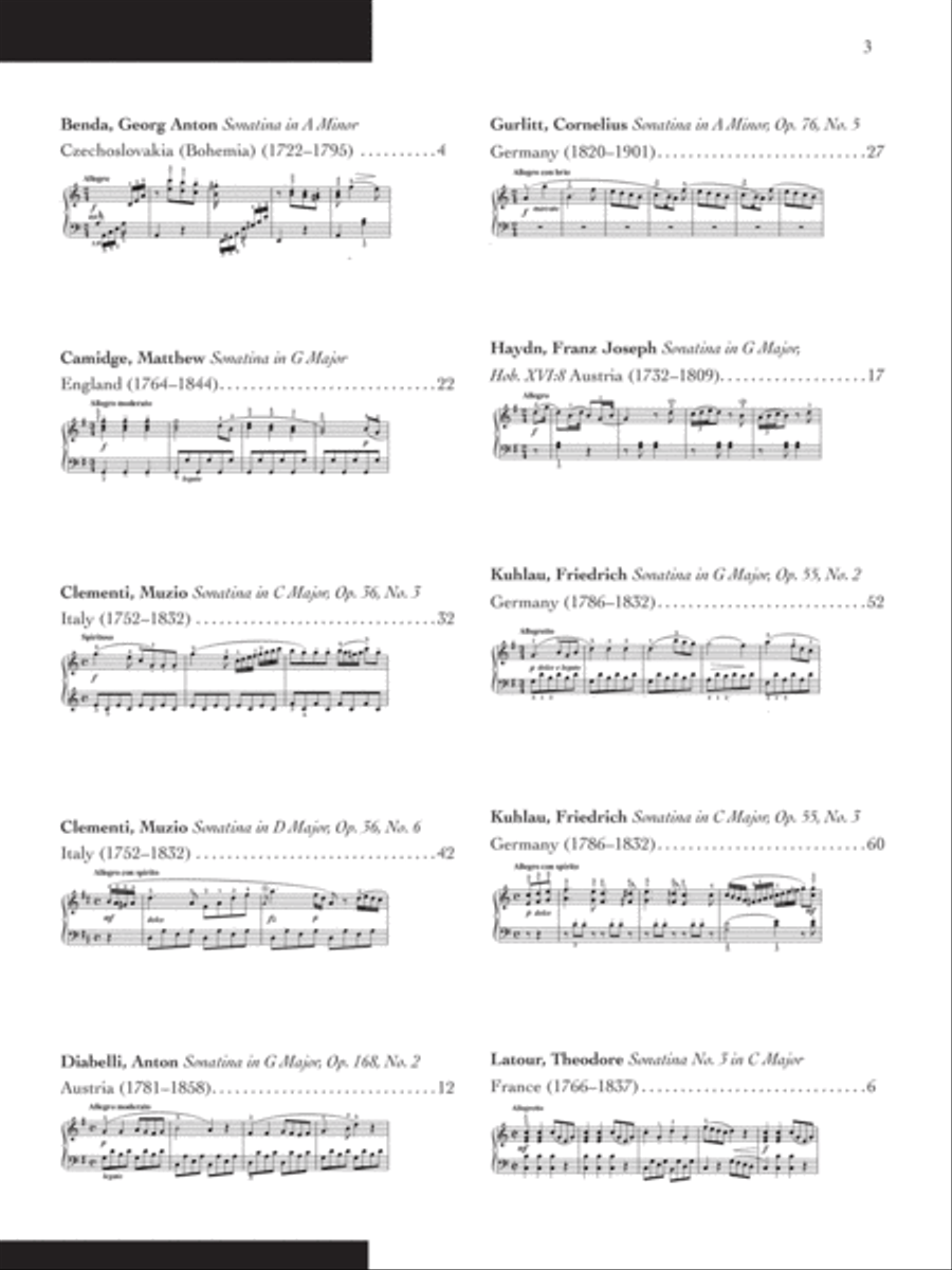 Sonatina Masterworks, Book 3 Piano Solo scores gallery preview page 3