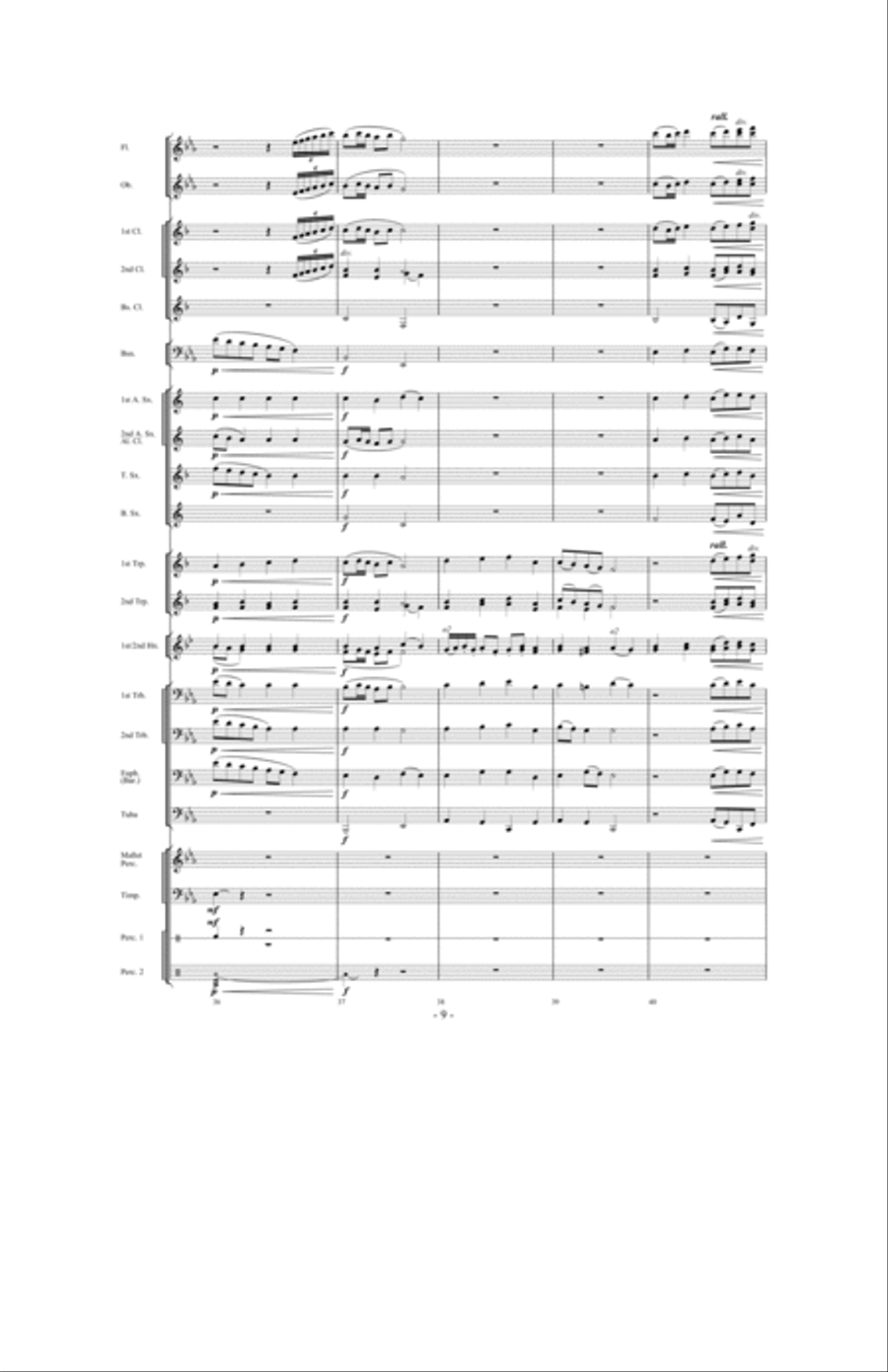 Divinum Mysterium Concert Band scores gallery preview page 8