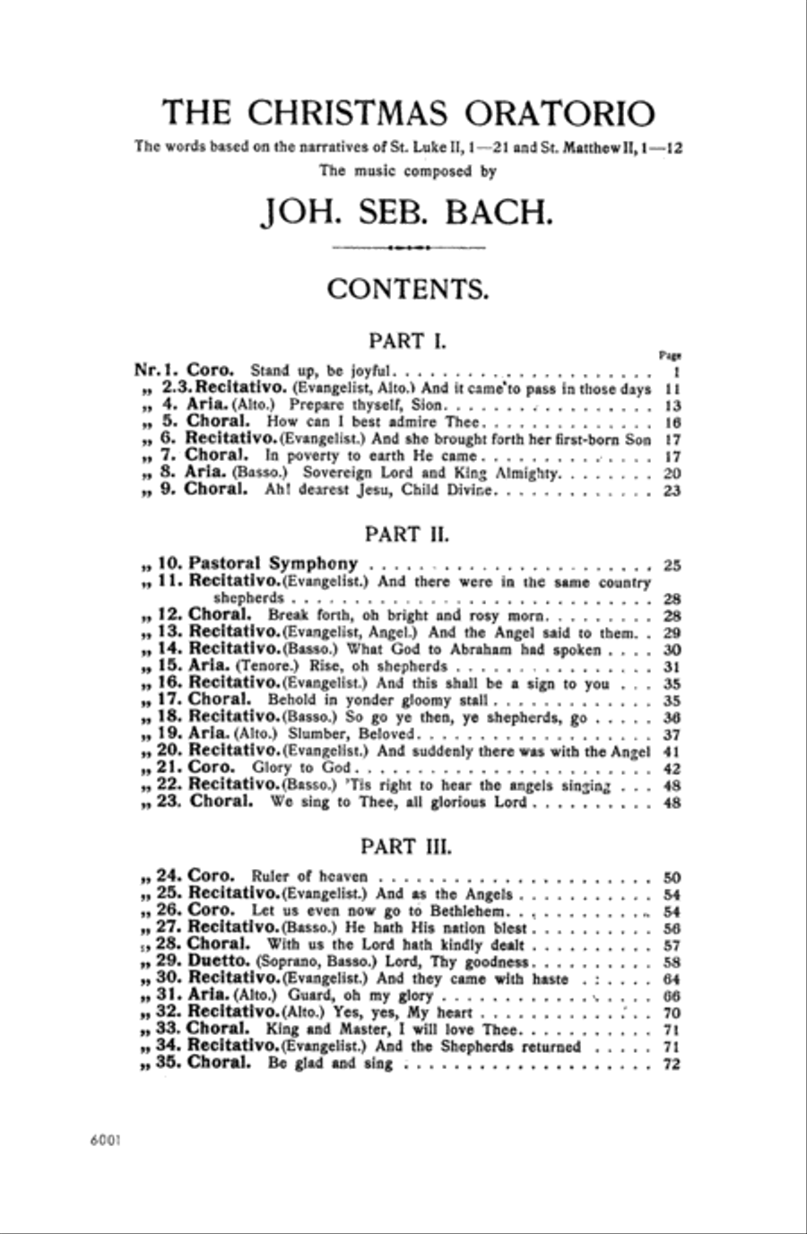 Christmas Oratorio 4-Part scores gallery preview page 4