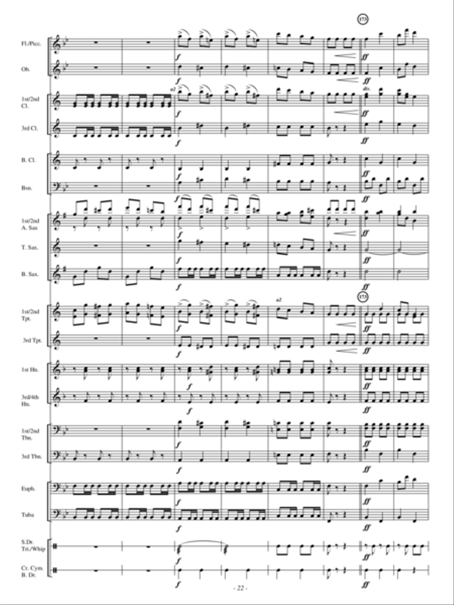 A Hunting Scene A Hunting Scene Concert Band scores gallery preview page 21