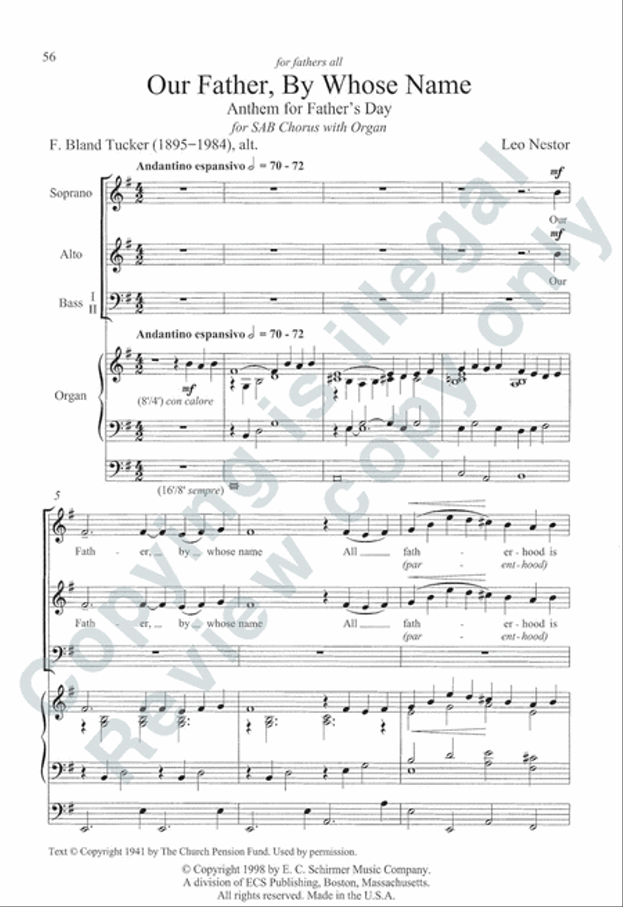 Somerset Anthem Books, Volume VII (Holidays) 3-Part scores gallery preview page 38