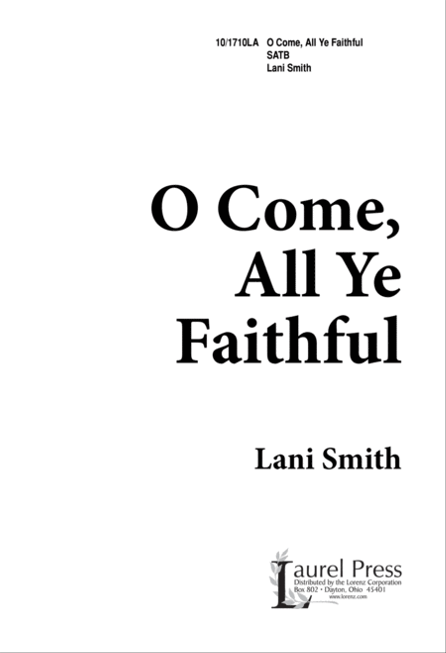 Book cover for O Come, All Ye faithful