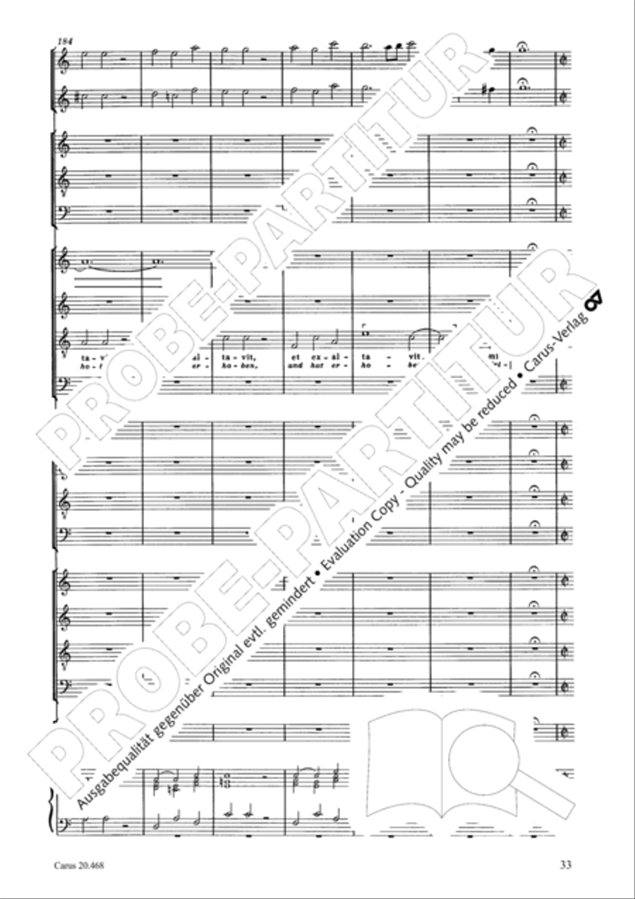 Uppsala-Magnificat 4-Part scores gallery preview page 34