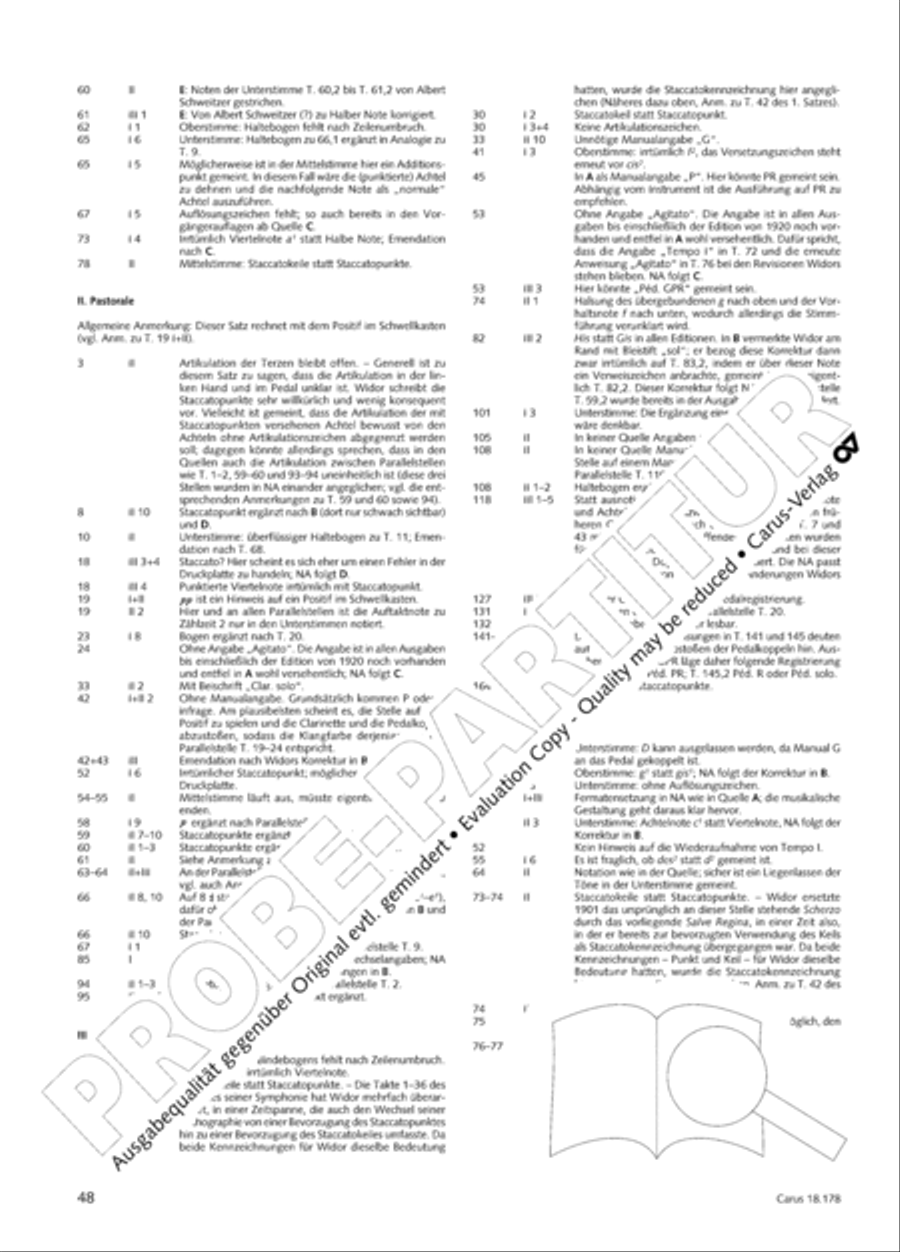 Symphonie No. II pour Orgue Organ scores gallery preview page 63