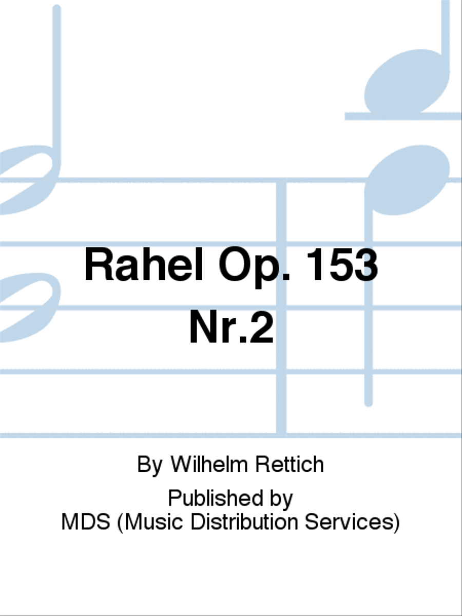 Rahel op. 153 Nr.2 Rahel op. 153 Nr.2 Voice Solo scores gallery preview page 1