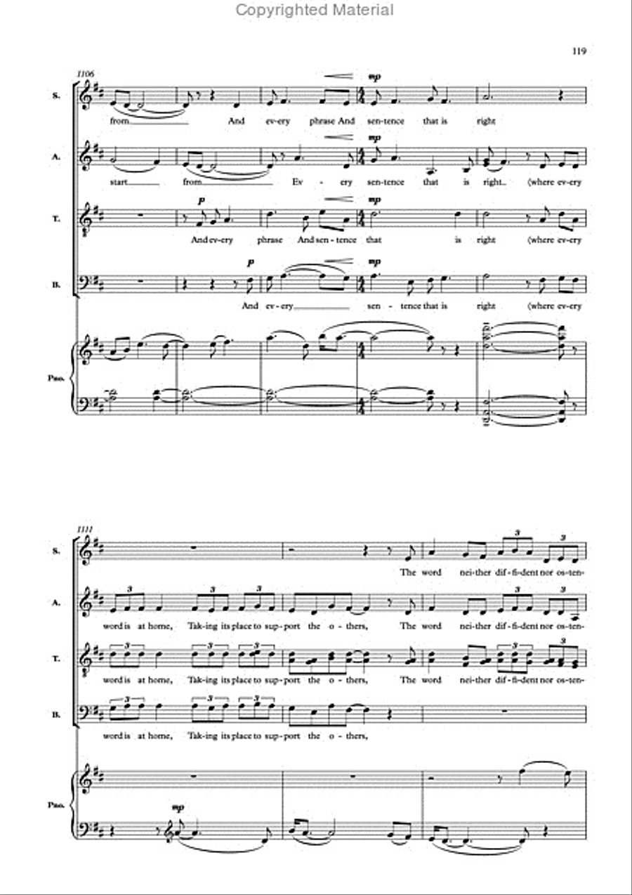 The Passion of our Lord Jesus Christ 4-Part scores gallery preview page 22