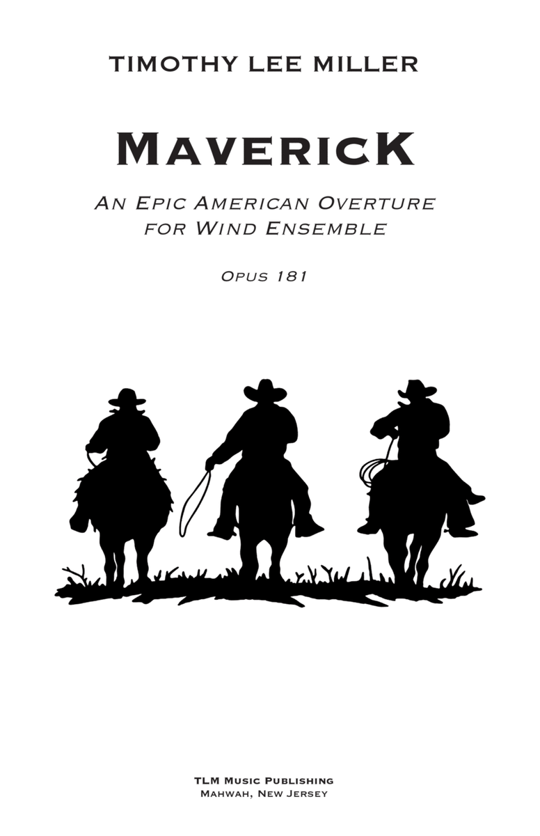 Maverick: An Epic American Overture image number null
