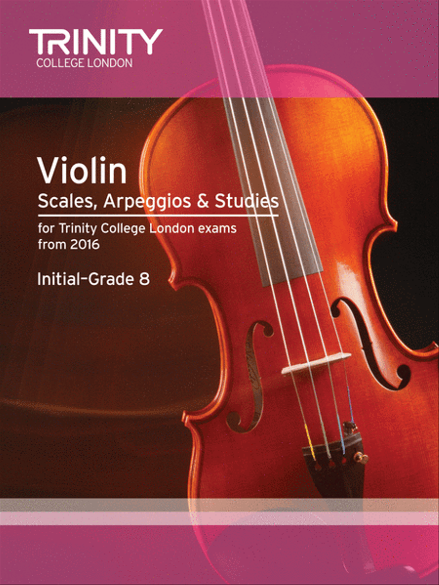 Violin Scales, Arpeggios & Studies Initial-Grade 8 from 2016 Violin Solo scores gallery preview page 1