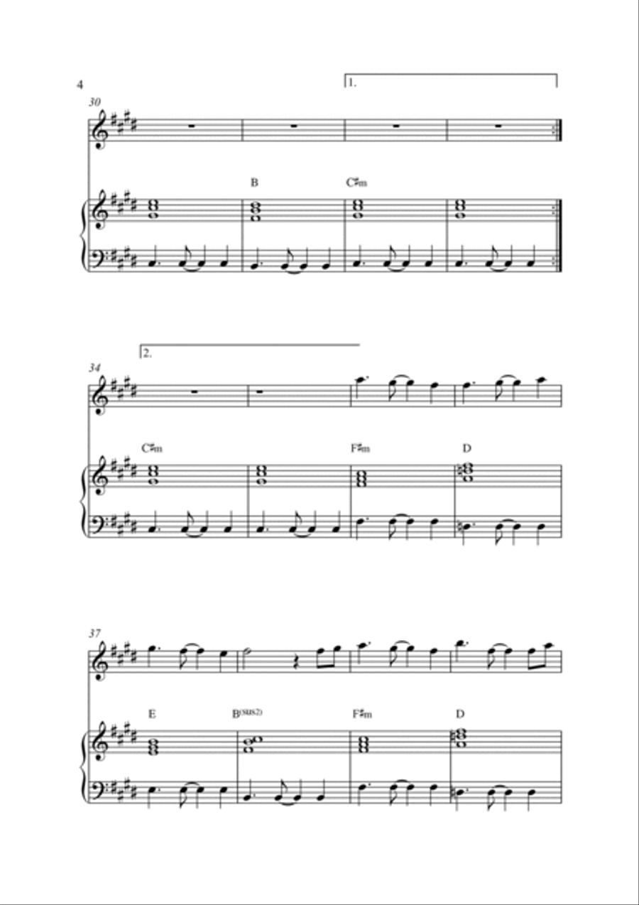 La Isla Bonita Flute scores gallery preview page 4