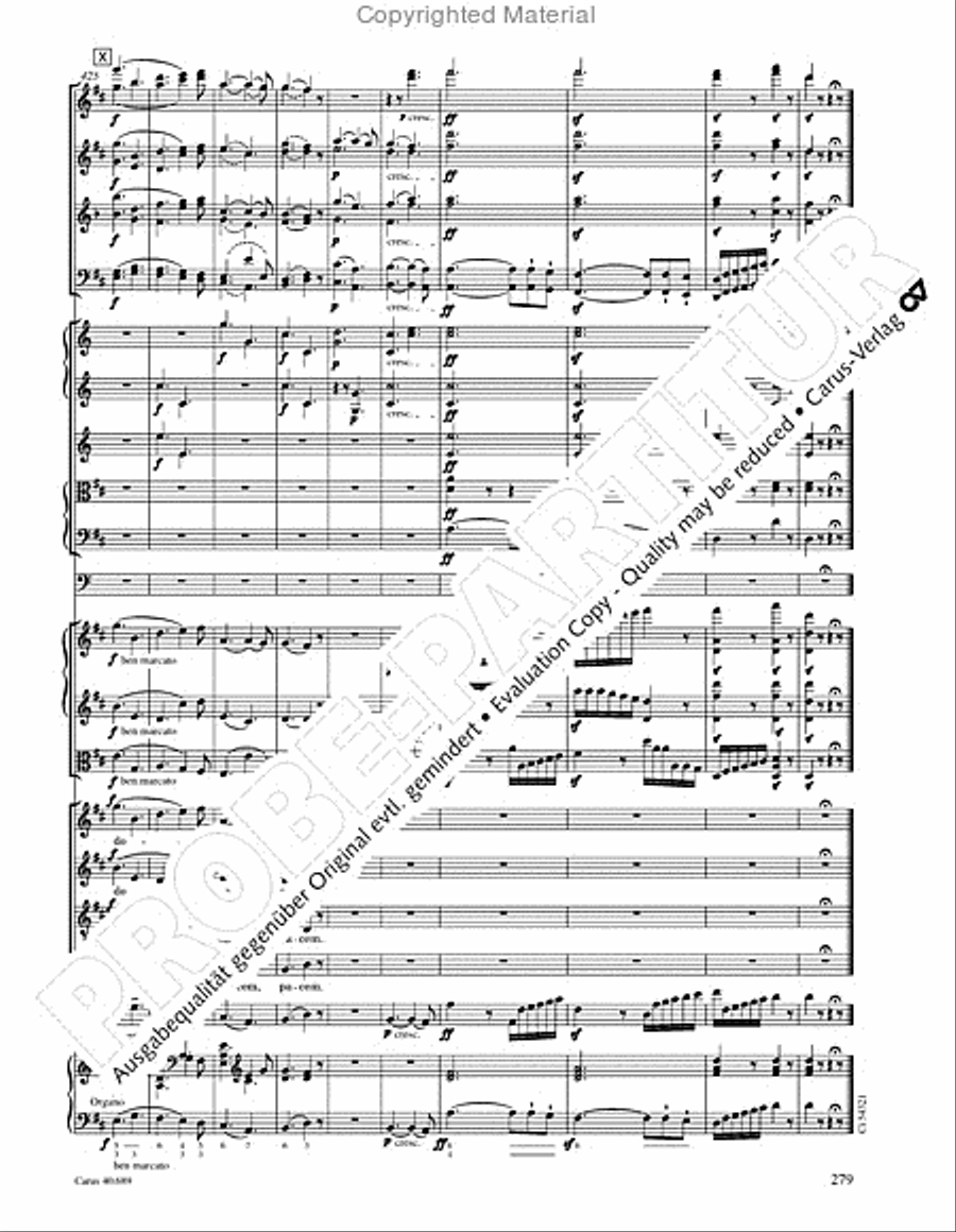 Missa solemnis Missa solemnis 4-Part scores gallery preview page 295