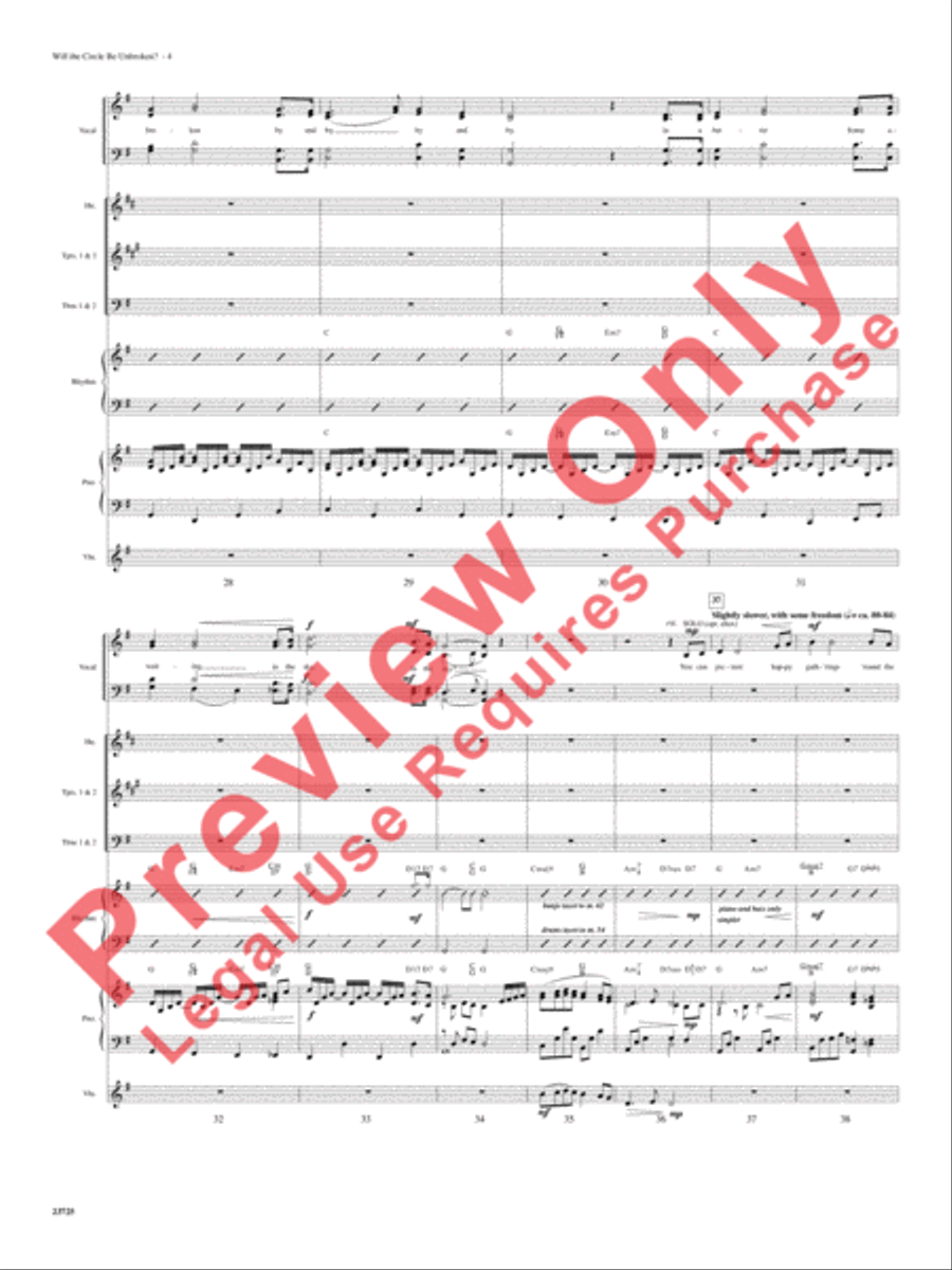 Will the Circle Be Unbroken? Choir scores gallery preview page 5