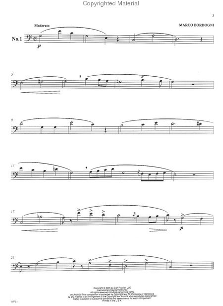 Melodious Etudes For Bassoon Bassoon scores gallery preview page 2