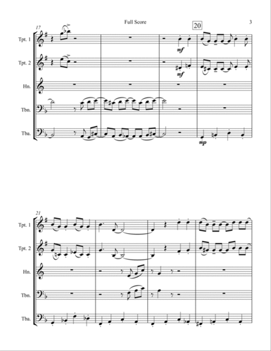 If I Were A Bell School and Community scores gallery preview page 3