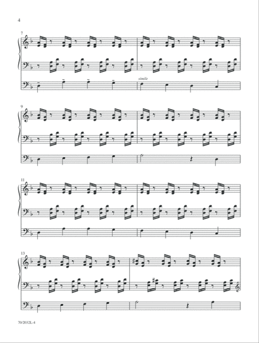Christmas Jubilation (Digital Delivery) Organ scores gallery preview page 4