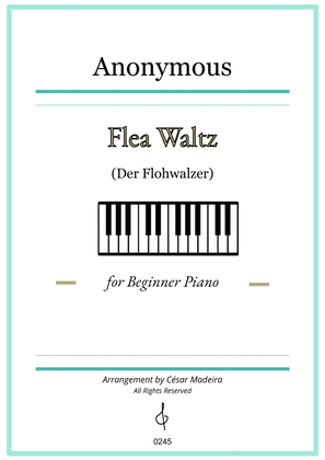 Book cover for Flea Waltz (Der Flohwalzer) - Easy Piano (Full Score)