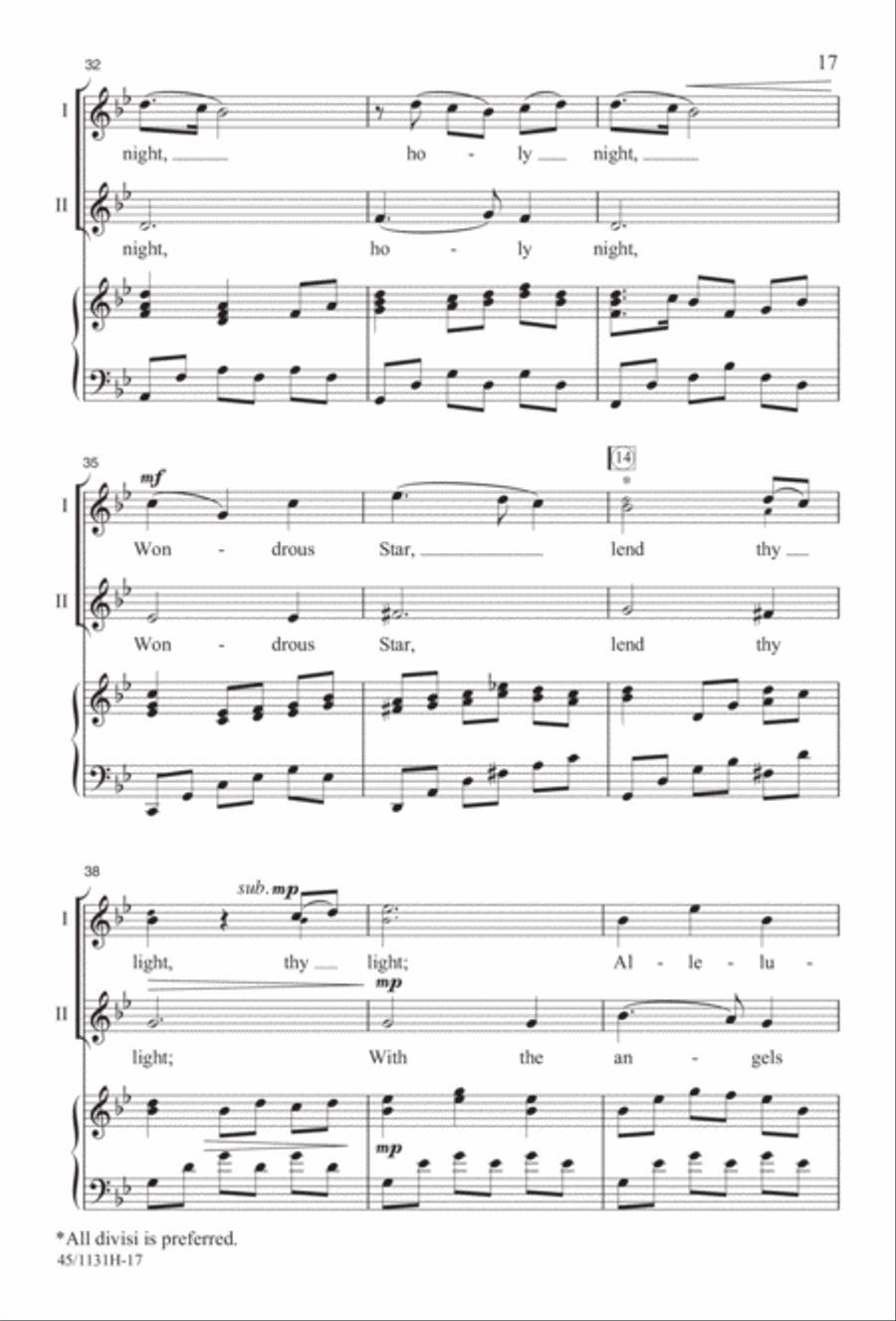 Singable Solutions for Winter Holidays 2-Part scores gallery preview page 17