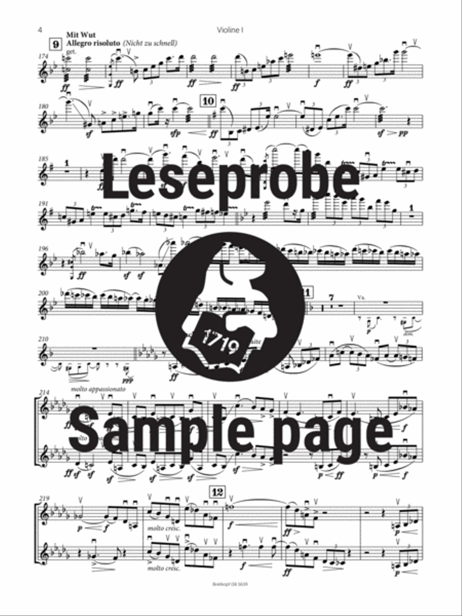 Symphony No. 9 Orchestra scores gallery preview page 4