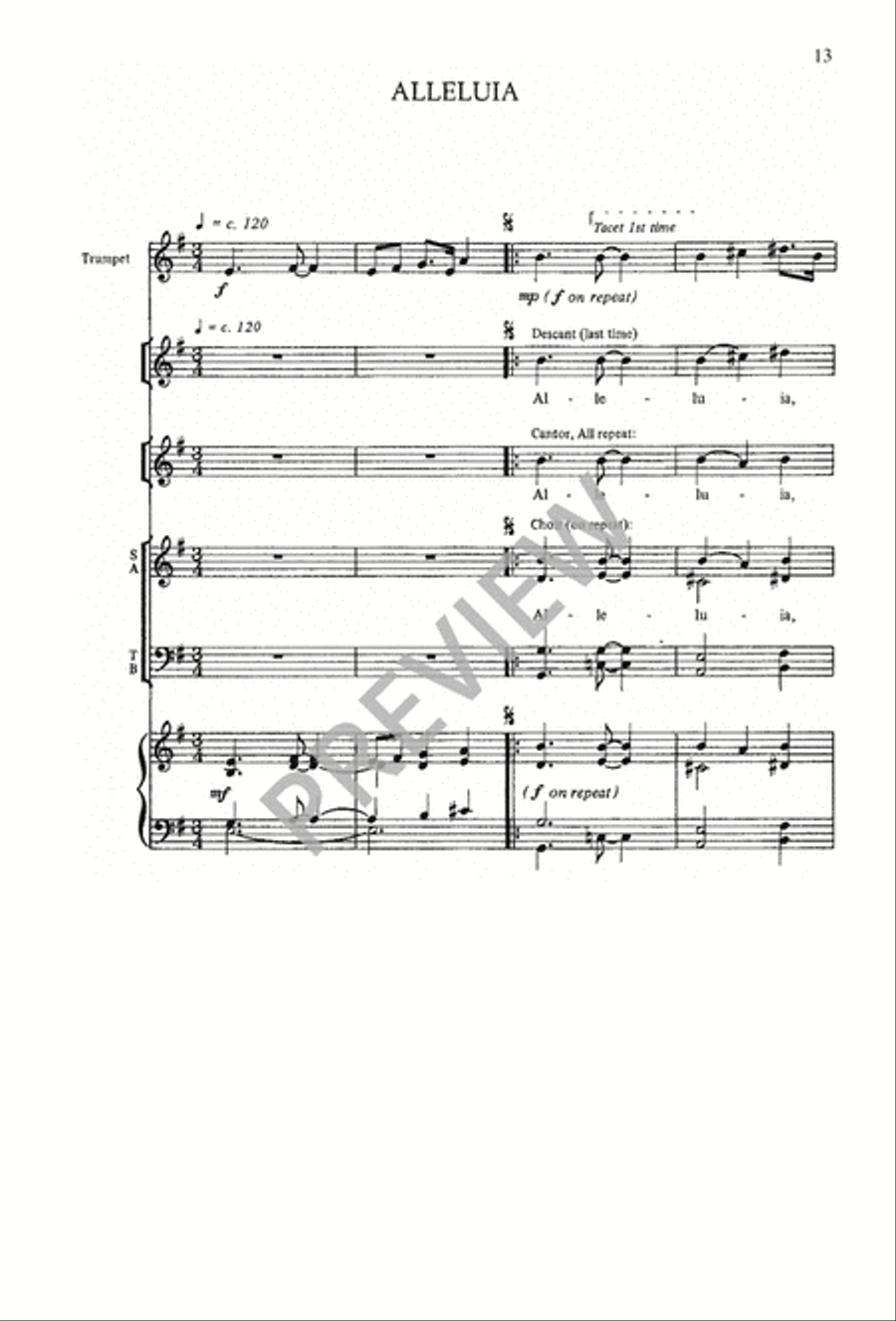 A Mass of Life 4-Part scores gallery preview page 13