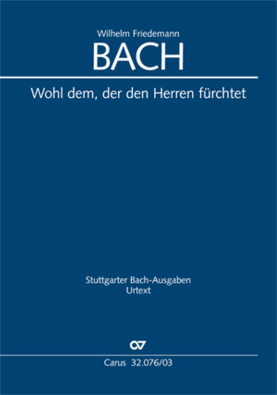 Blessed are all those who fear God (Wohl dem, der den Herren furchtet) SA scores gallery preview page 1