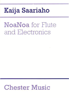 Book cover for NoaNoa for Flute and Electronics