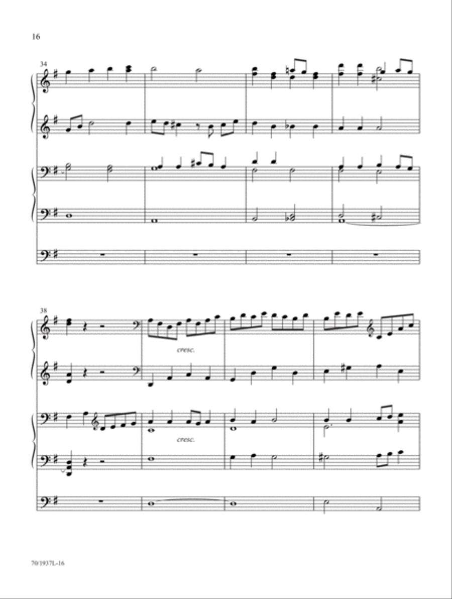 Festive Preludes for the Church Year Organ scores gallery preview page 14