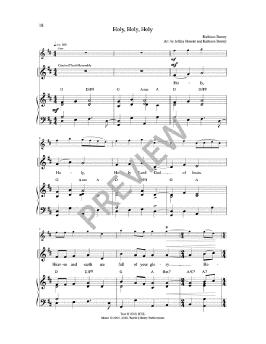 Mass of Joy - Full Score Mass of Joy - Full Score 2-Part scores gallery preview page 3