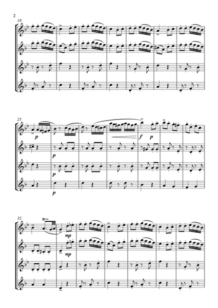 Rondo Alla Turca - Saxophone Quartet image number null