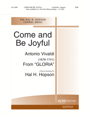 Book cover for Come and Be Joyful