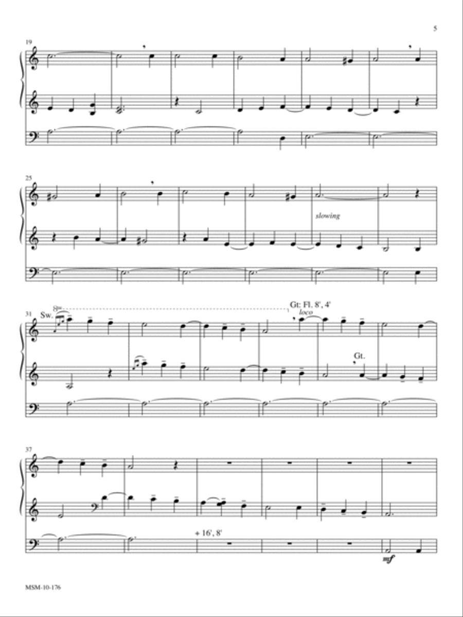 A Boy Is Born in Bethlehem Organ scores gallery preview page 2