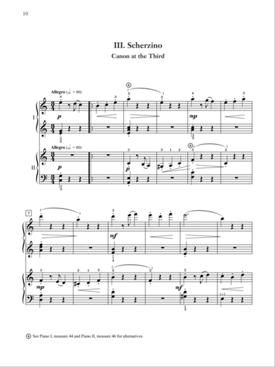 Children's Suite (Canons), Op. 65 Piano Solo scores gallery preview page 4