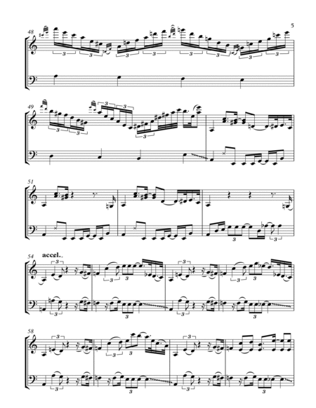 Paganini Caprice 24 Funk for Violin and Double Bass