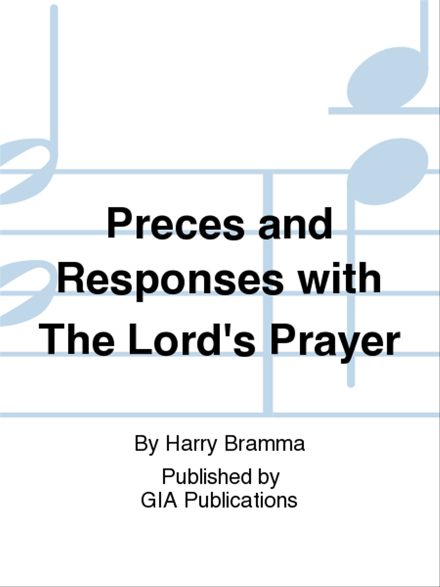 Preces and Responses with The Lord's Prayer 4-Part scores gallery preview page 1