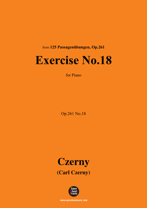 C. Czerny-Exercise No.18,Op.261 No.18