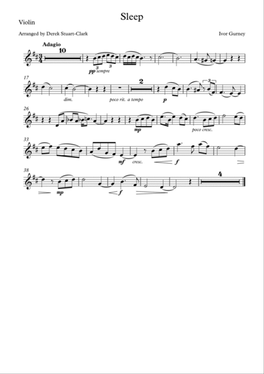 Sleep Sleep Piano Trio scores gallery preview page 4