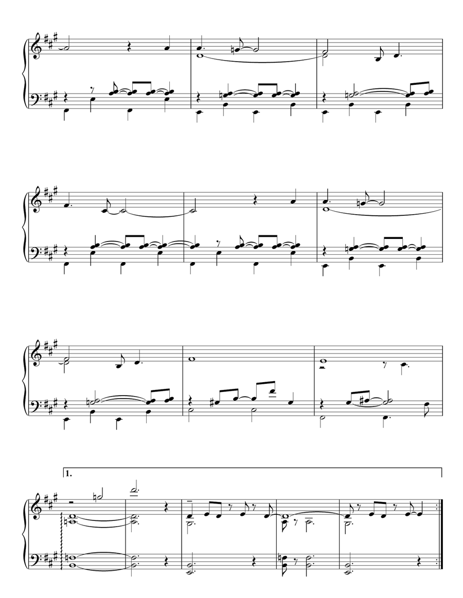 The Unfeeling Kiss (from City of Angels) Piano Solo scores gallery preview page 2