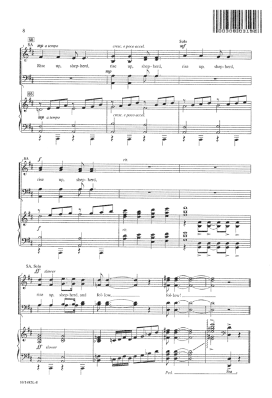 Rise Up, Shepherd Rise Up, Shepherd 4-Part scores gallery preview page 9
