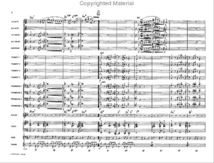 Nada Mas Jazz Ensemble scores gallery preview page 8