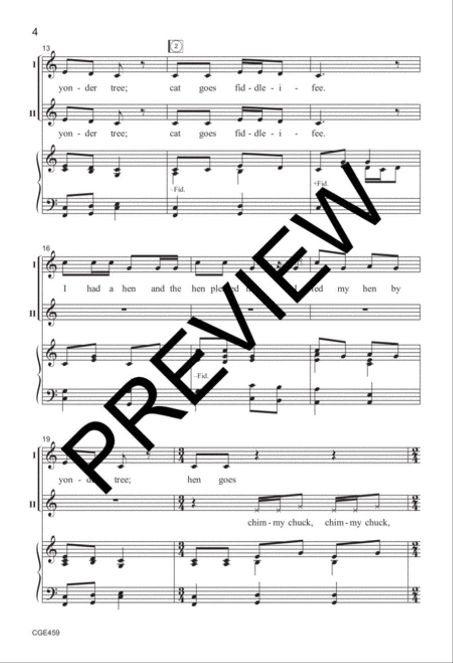 Barnyard Jamboree (Two-part) 2-Part scores gallery preview page 3
