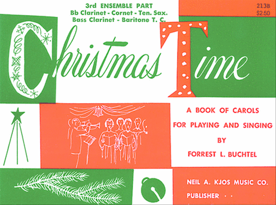 Christmas Time - 3rd Ensemble Bb Book Bass Clarinet scores gallery preview page 1